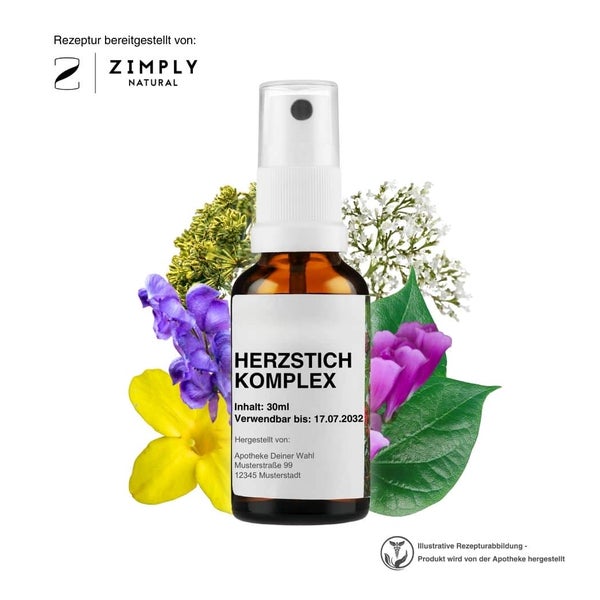 Zimply Natural HERZSTICH KOMPLEX - Pflanzbasierte Rezeptur 30 ml