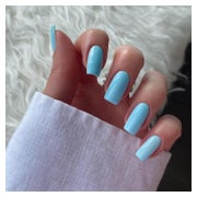 Kunstnägel PressOnNails Acryl Mandel Sarg 24 Stück Baby Blau 1 St