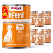 Supravit Hundenassfutter mit Pferdefleisch 6 x 820g 4920 g