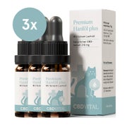 CBD VITAL Hanföl für Katzen mit 2,1 % CBD | 3er-Pack 10 ml