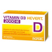 Produktabbildung: Vitamin D3 Hevert 2000 I.e. Tabletten 240 St