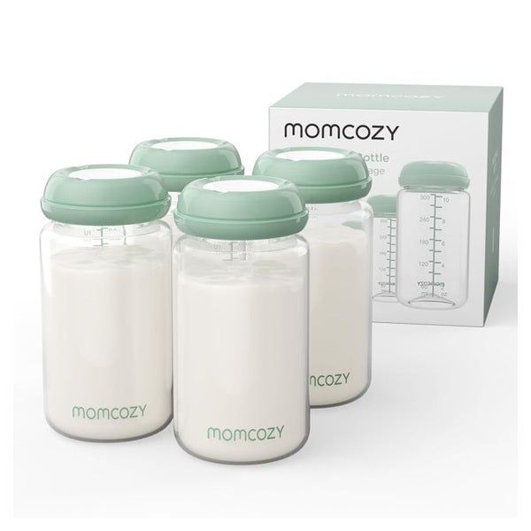 Momcozy Natürliche Baby Bottle Muttermilch Bewahrung 4 St
