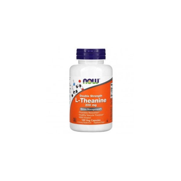 Doppelt starkes L-Theanin 200 mg, vegetarische Kapseln 120 St