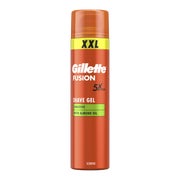 Gillette Multipack 6x Fusion Rasiergel für Männer, mit Mandelöl, für empfindliche Haut, 240ml 1 St