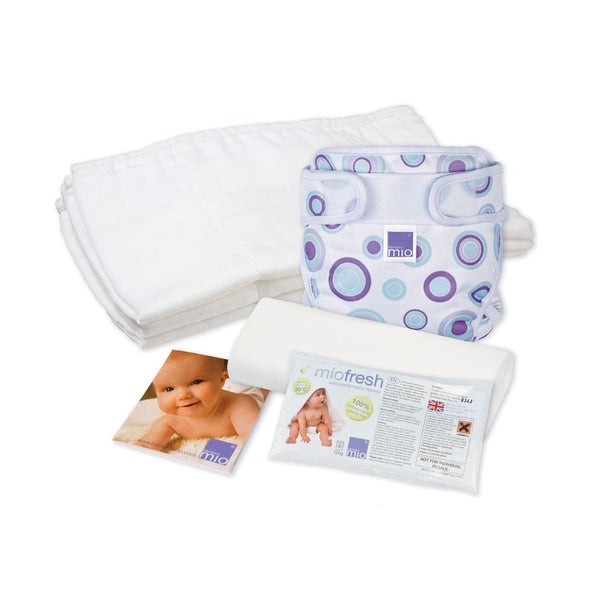Bambinomio Miointro kit Small Set Wiederverwendbare Stoffwindeln 5-7kg lila 1 St