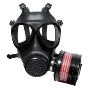 Vollgesichts-Atemschutzmaske mit 40 mm Aktivkohlefilter Gas 1 St
