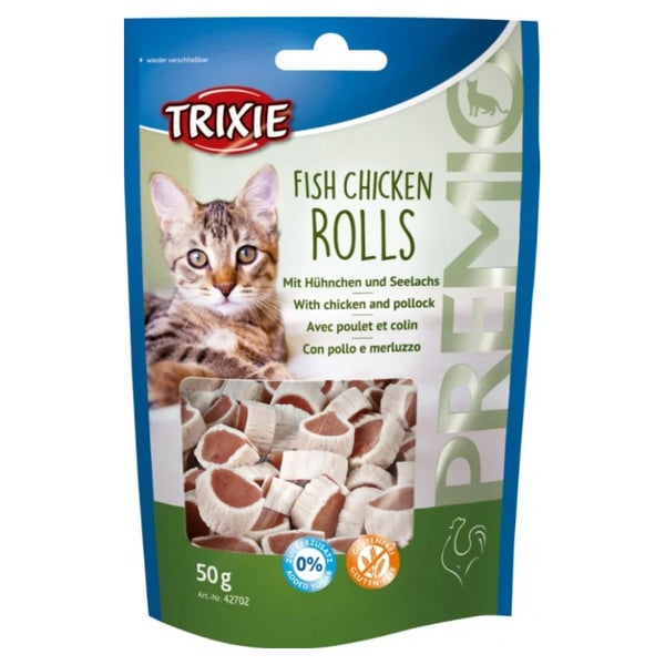 TRIXIE Premio Fish Chicken Rolls