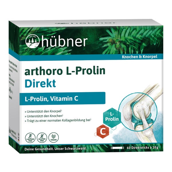 HÜbner Arthoro L-prolin Direkt Pulver 60X10 g