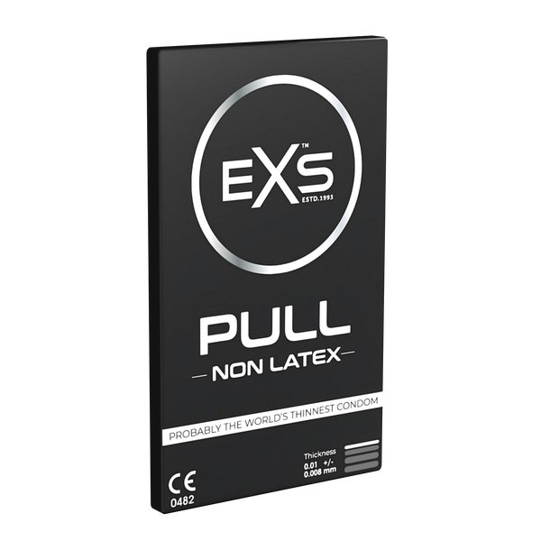 «Pull» – Latexfreie, ultradünne Kondome vegan, 3 Stück. (3 Kondome) 3 St