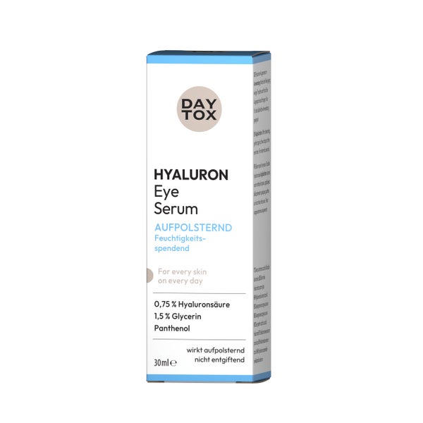 DAYTOX Hyaluron Eye Serum | aufpolsternd & hydratisierend 30 ml