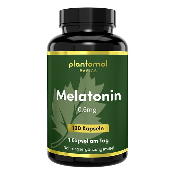 plantomol® - Melatonin Tabletten mit 0,5mg Melatonin /Kapsel