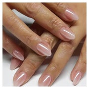 Künstliche Nägel 24 Stück Kurz zum Aufkleben Nude Rosa glänz 1 St