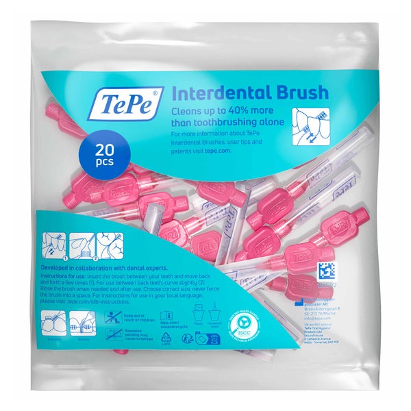 TePe Interdentalbürsten Pink 0,4 mm ISO 0, 20 St 20 St