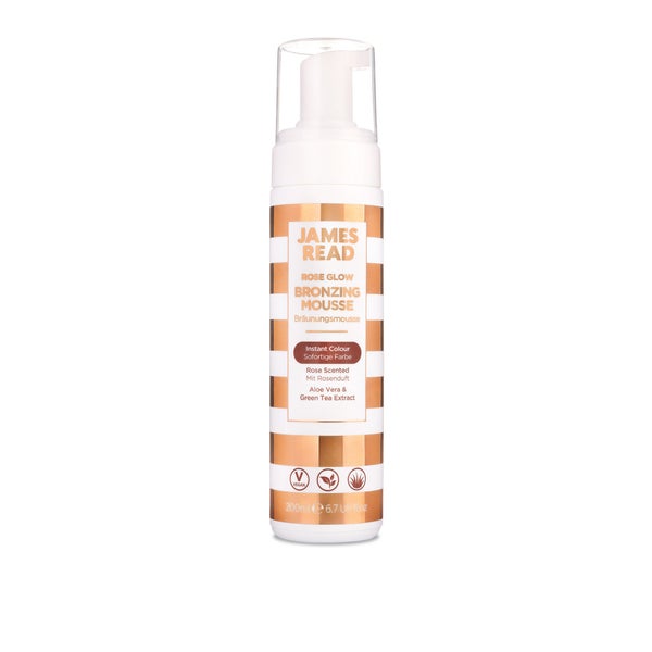 James Read Selbstbräuner Gesicht Rose Glow Bronzing Mousse