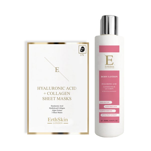 Hyaluronsäure + Kollagen-Körperlotion + Kollagenmaske 1 St