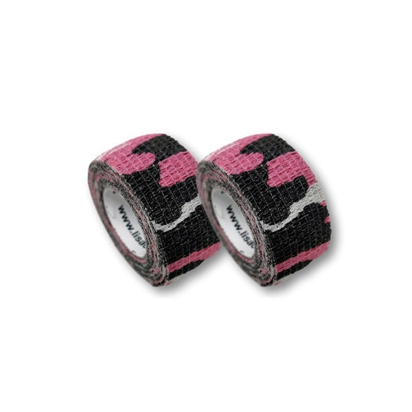 LisaCare Fingerpflaster 2,5cm x 4,5m - 2er Camouflage Rosa 2 St