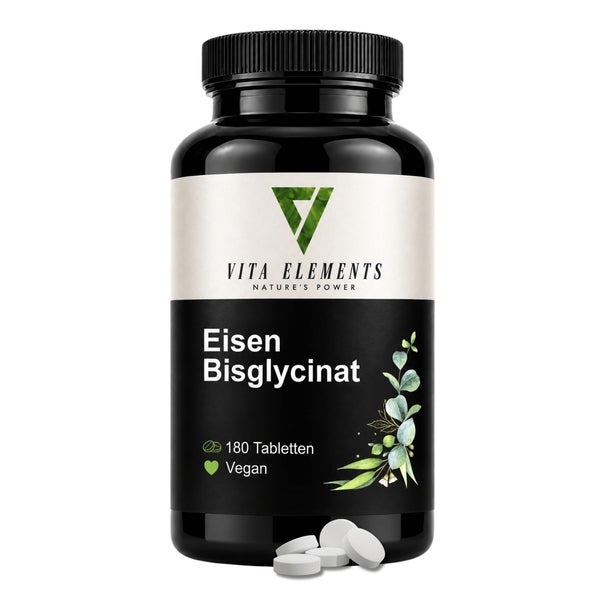 Vita Elements Eisen Bisglycinat Tabletten 180 St
