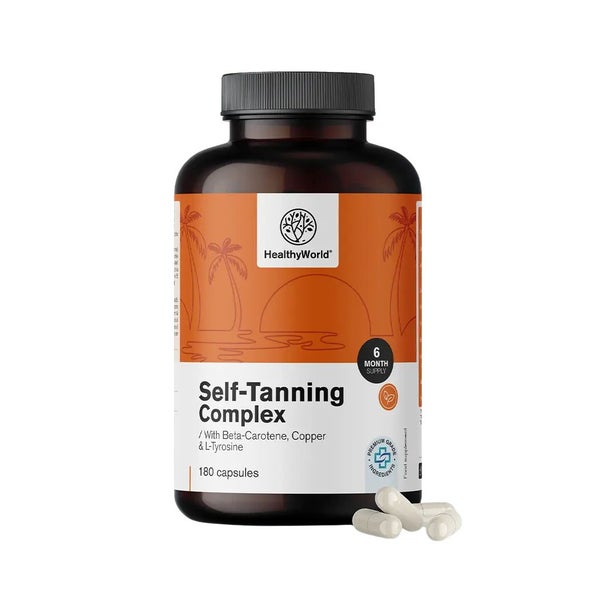 HealthyWorld Self-Tanning Complex – Unterstützung der natürlichen Bräune 180 St