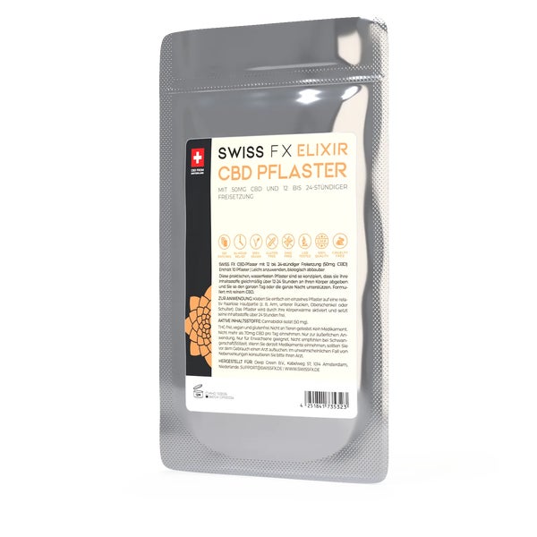 SWISS FX CBD Pflaster Mit 50mg 3 St