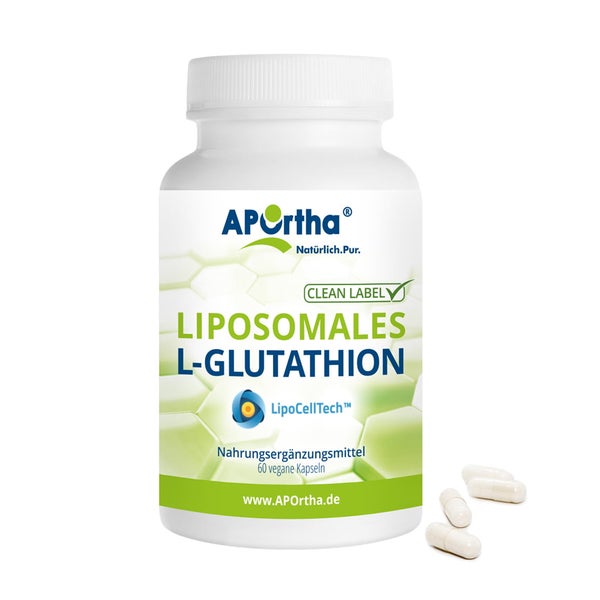 APOrtha® Liposomales reduziertes L-Glutathion - vegane Glutathion-Kapseln 60 St