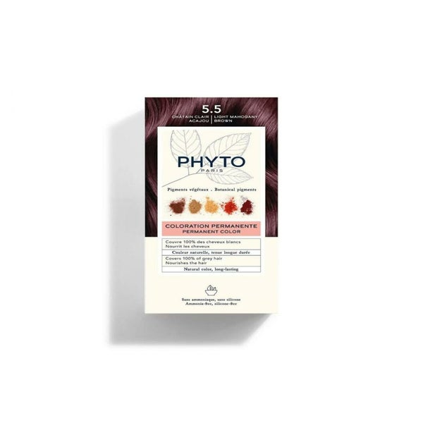 Phyto color 5.5 castaño claro caoba 1 St