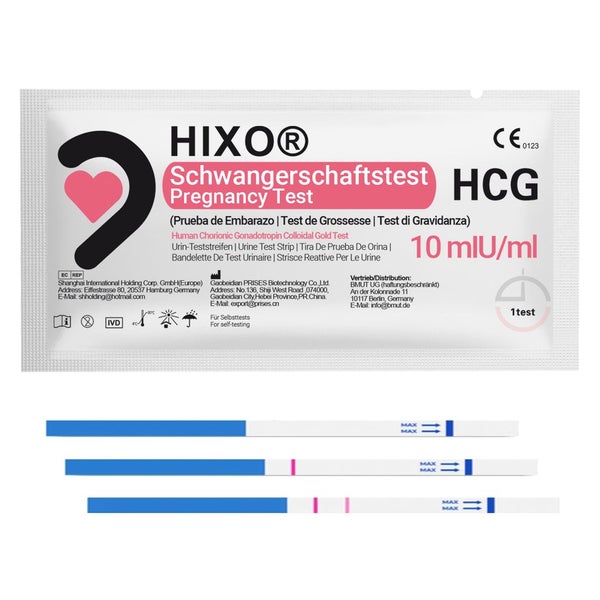 HIXO ultraempfindlicher Schwangerschaftstest 10 miu/ml 50 St