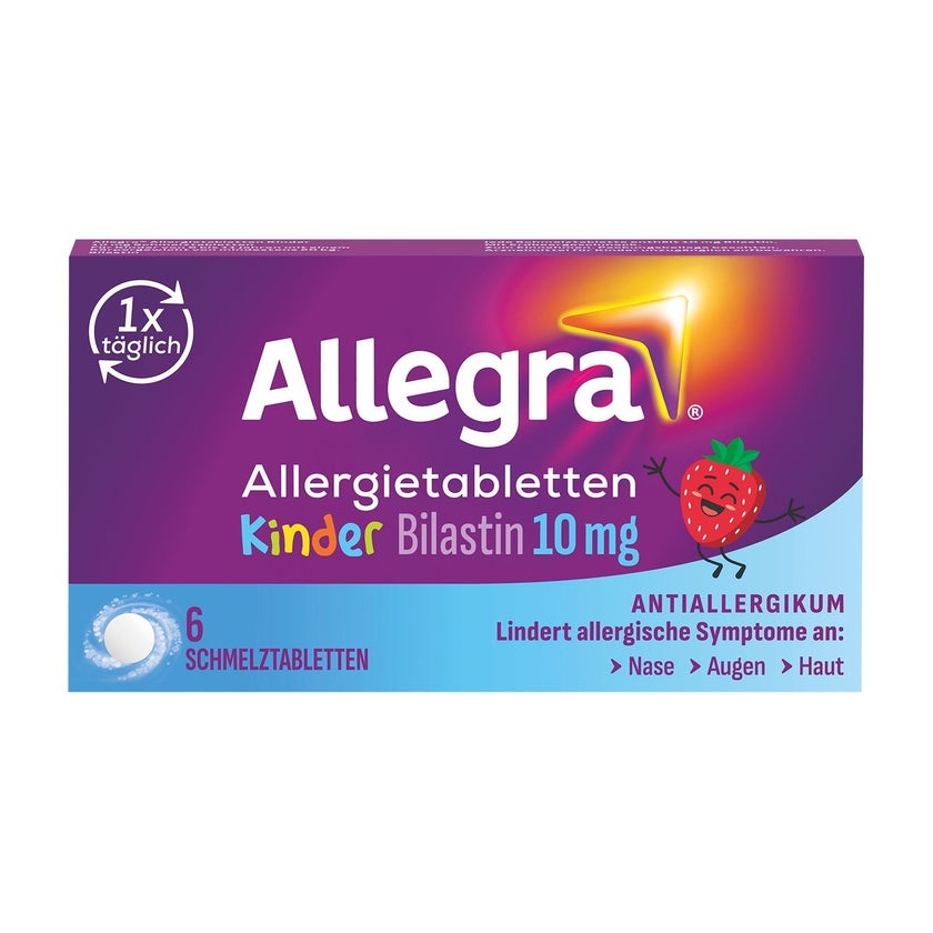 Allegra® Allergie-Schmelztabletten Kinder 6 St