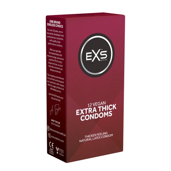 «Extra Thick» - 12 transparente Kondome, 0,082mm Wandstärke (12 Kondome) 12 St