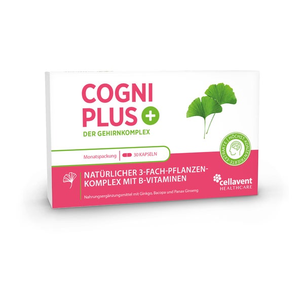 Ginkgo Kapseln, Der Gehirnkomplex – Cogni PLUS 30 St