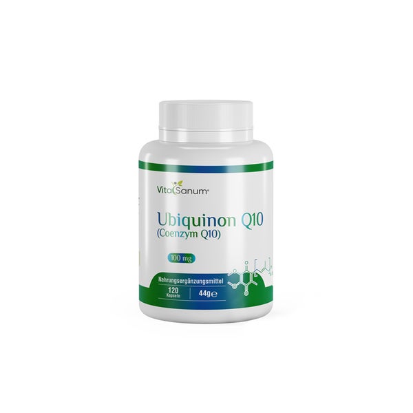 VitaSanum® - Ubiquinon Q10 (Coenzym Q10) 100 mg 120 Kapseln  St