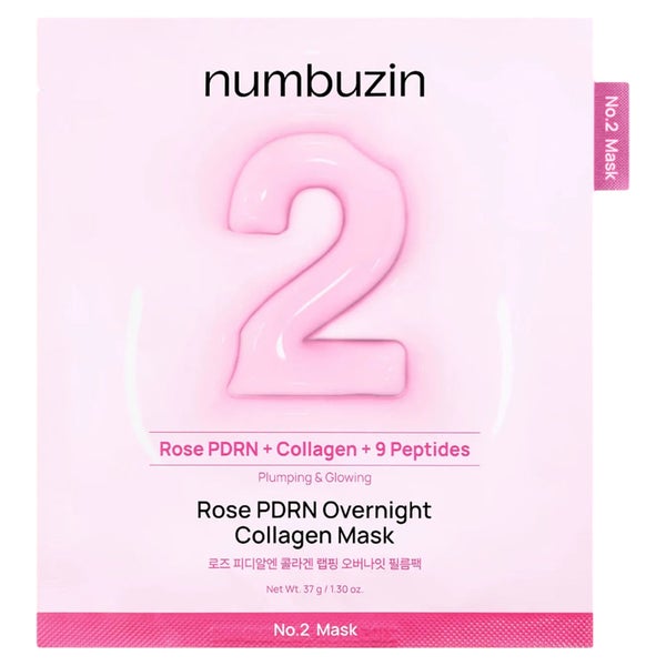 NUMBUZIN Nr.2 Rose PDRN Overnight Collagen Hydrogel-Maske 1 St