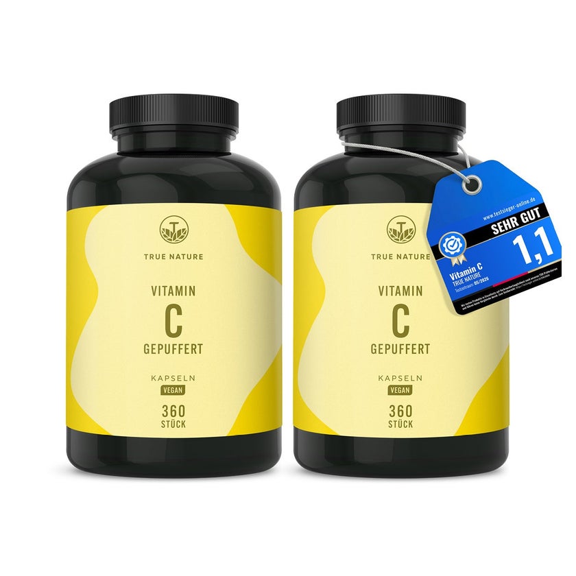 Vitamin C gepuffert Testsieger - Vitamin C Kapseln Vegan 720 St
