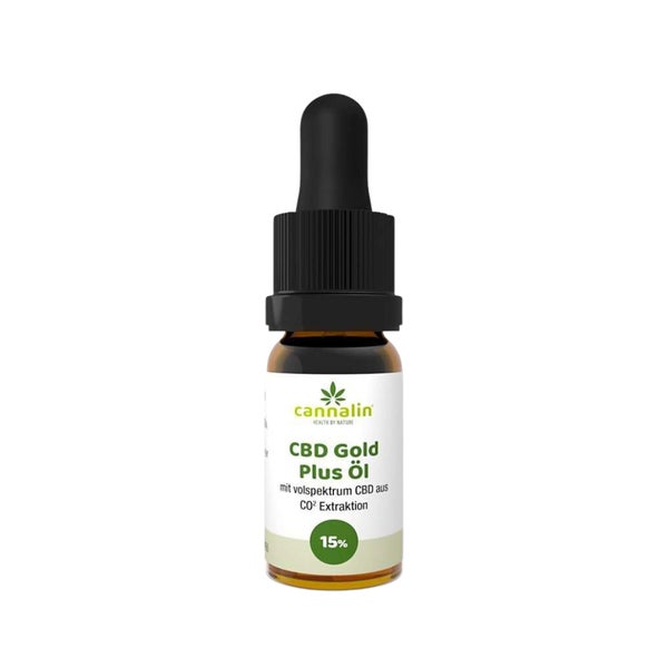 Cannalin - CBD Breitspektrum Gold Plus - THC Frei - 15% 10 ml