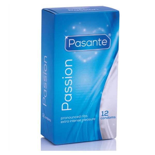 «Passion» Ribbed Kondome – 12er Pack, 52 mm, gerippt (12 Kondome) 12 St