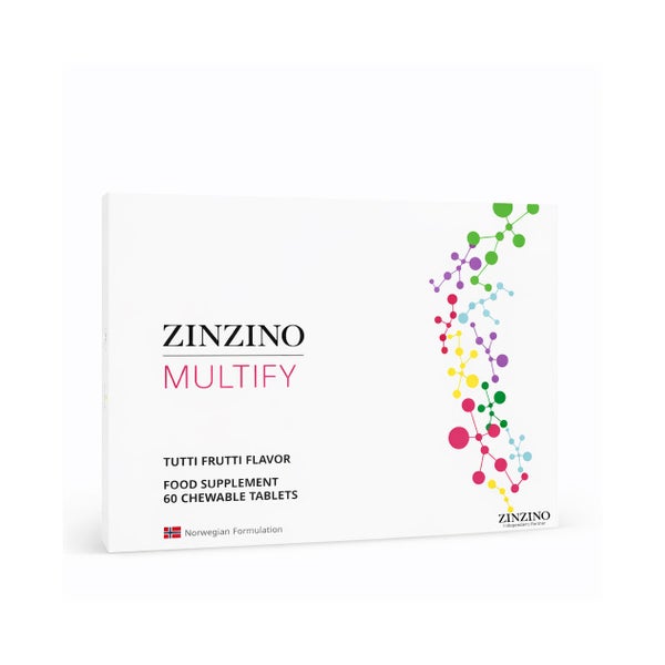 ZINZINO Multify Kinder Kautabletten - 60 Stück, zuckerfrei, 60g