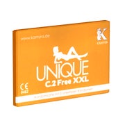Unique Free XXL Kondomkarte, 3 latexfreie XXL-Kondome (3 Kondome) 3 St