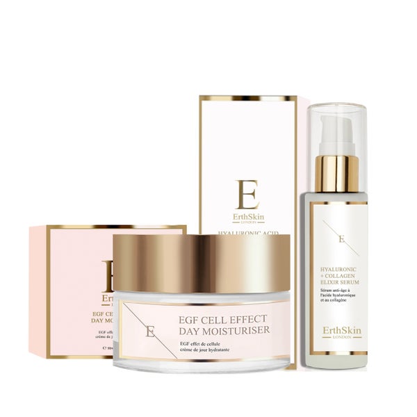 Egf Cell Effect Tagesfeuchtigkeitscreme + Hyaluronsäure Und Kollagenserum Set 1 St