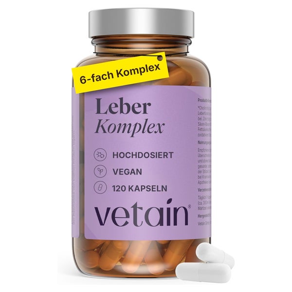 VETAIN Leber Komplex - mit Mariendistel, Cholin, Artischocke 120 St