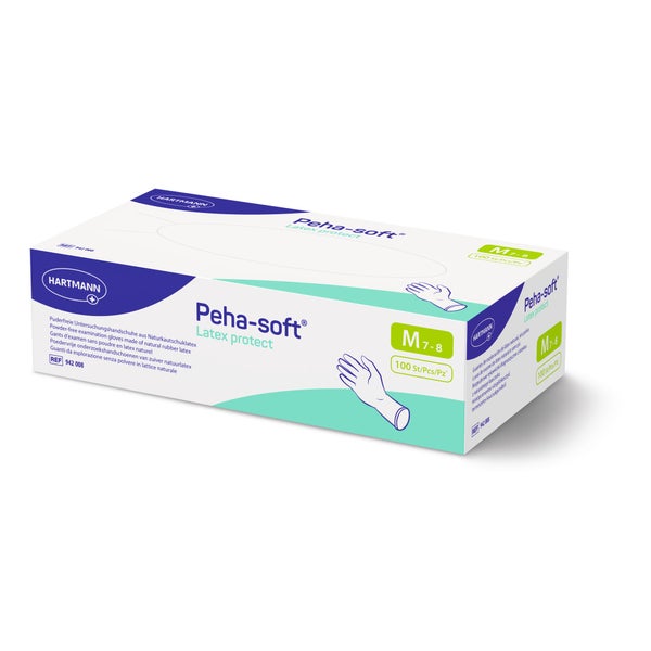 Hartmann Peha-soft latex protect  U.-Handschuhe (100 Stck) - M 100 St