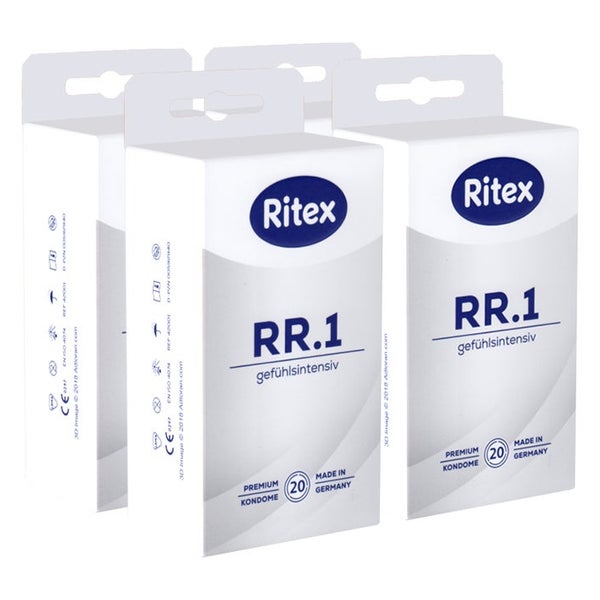 RR.1 gefühlsecht ohne Latexgeruch 80 Kondome (80 Kondome) 80 St