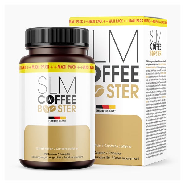 Premium Slm Coffee Booster Caps | mit Grüntee & Koffein 90 St
