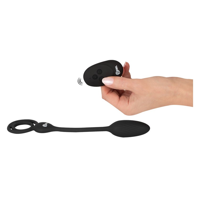 rebel anal plug Rebel - Cock and Ball Ring with a RC Butt Plug günstig kaufen