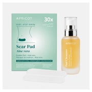 APRICOT Narbenpflege-Set – Narben Pads mit Aloe Vera + Silikonpad-Reiniger 1 St