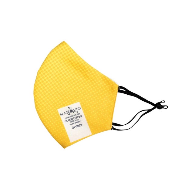 Nanovio FFP2 Maske wiederverwendbar - Yellow & Orange 1 St