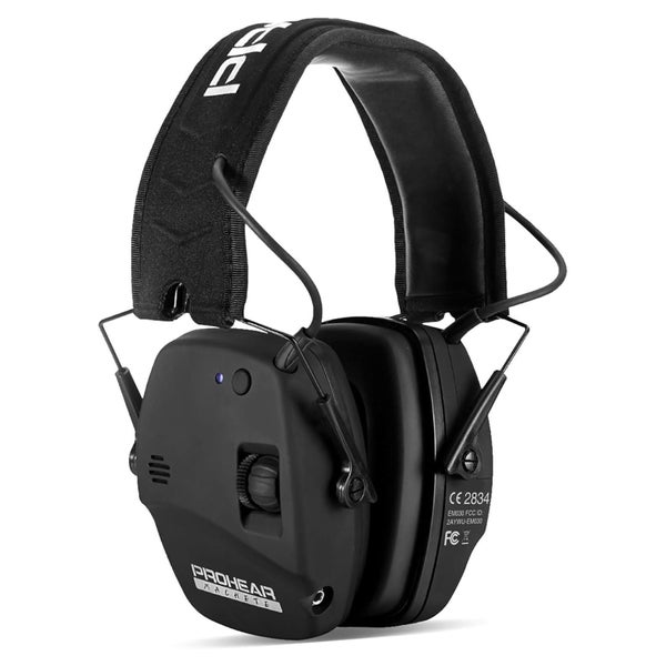 Gehörschutz elektronisch Schießen SNR27dB Bluetooth Schwarz 1 St