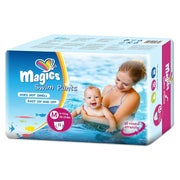 Magics Swim Pants Einweg-Schwimmwindeln für Babys, M(9-15kg) 11 St