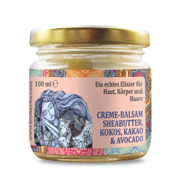 Bioherba Creme-balsam Sheabutter  Kokos  Kakao & Avocado 100 ml