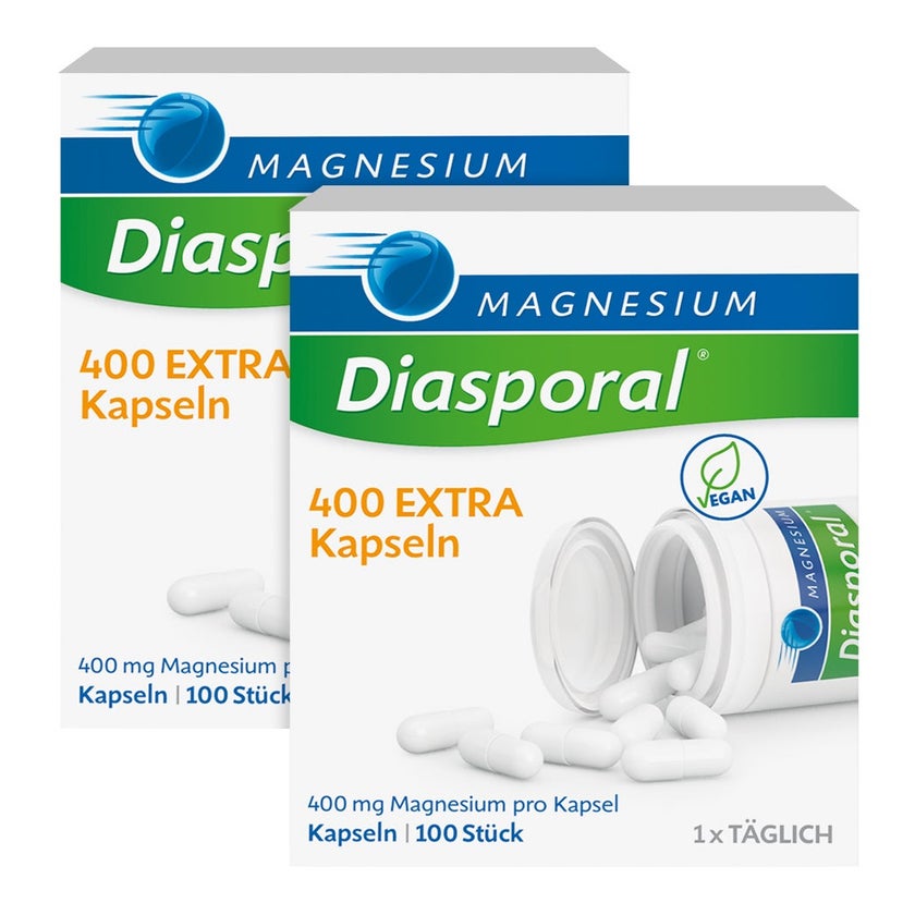 Magnesium-Diasporal® 400 EXTRA Doppelpack 2X100 St