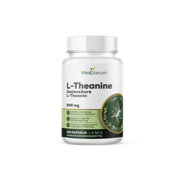 VitaSanum® - L-Theanin 200 mg – 120 Kapseln 120 St