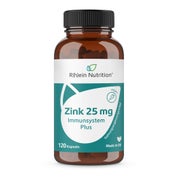 Zink 25 Mg Immunsystem Plus Hochdosiert + Vegan 120 St